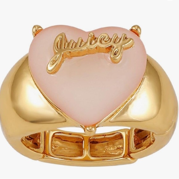 Juicy Couture Jewelry - Juicy Couture Pink Heart Shaped Ring